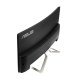 ASUS VA326H 31.5 Inch FHD Monitor showcasing its curved design and features